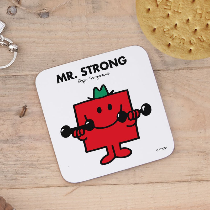 Mr. Strong Cork Coaster (Lifestyle)