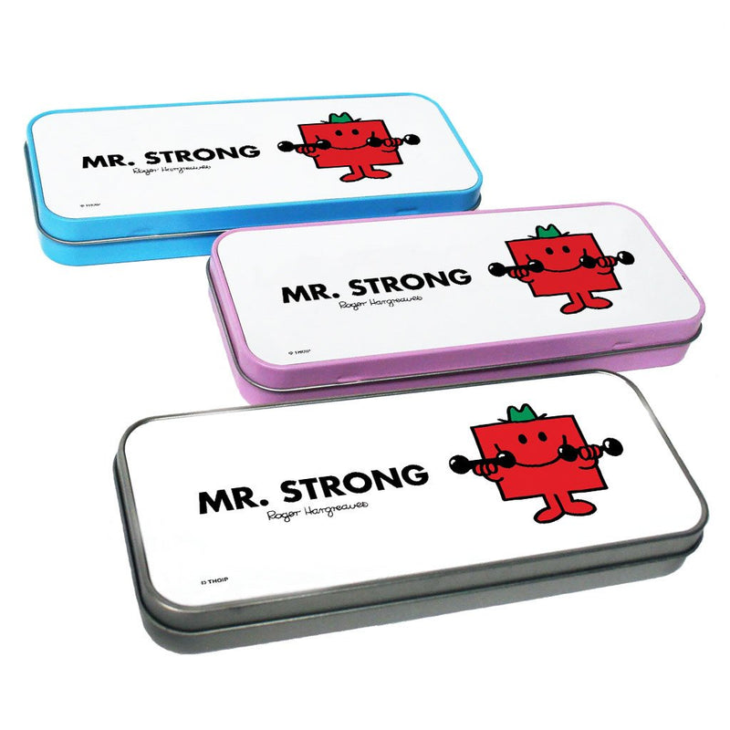 Mr. Strong Pencil Case Tin