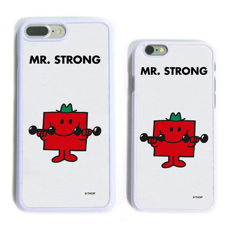 Mr. Strong White Phone Case