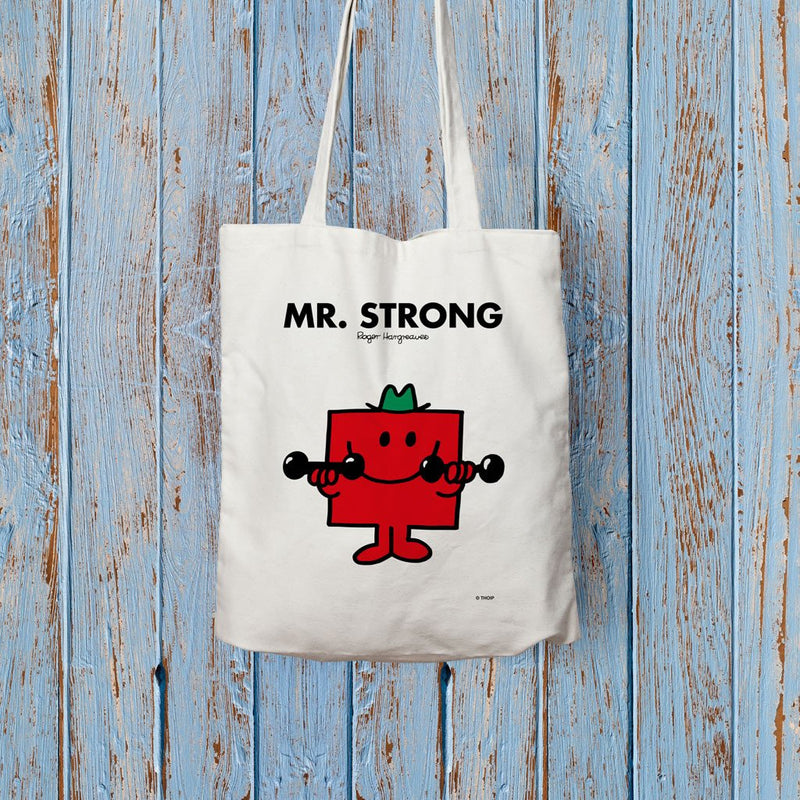 Mr. Strong Long Handled Tote Bag (Lifestyle)