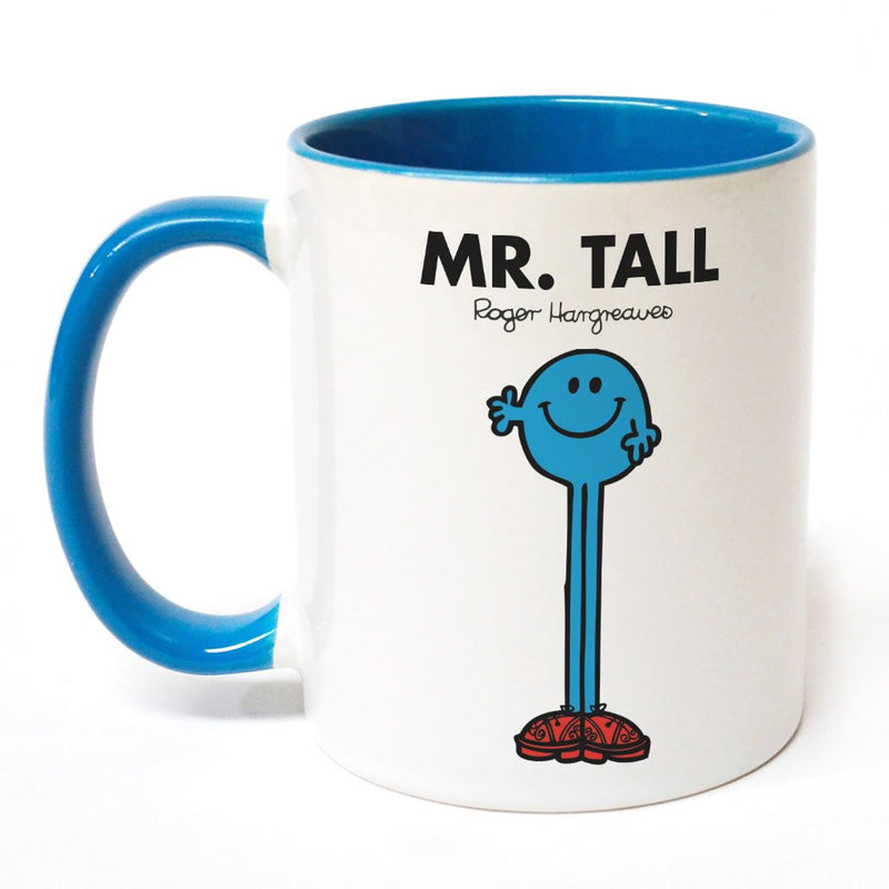 Mr. Tall Large Porcelain Colour Handle Mug