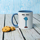 Mr. Tall Large Porcelain Colour Handle Mug (Lifestyle)