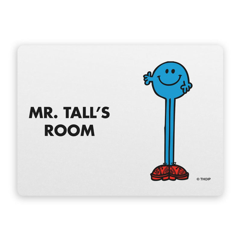 Mr. Tall Door Plaque