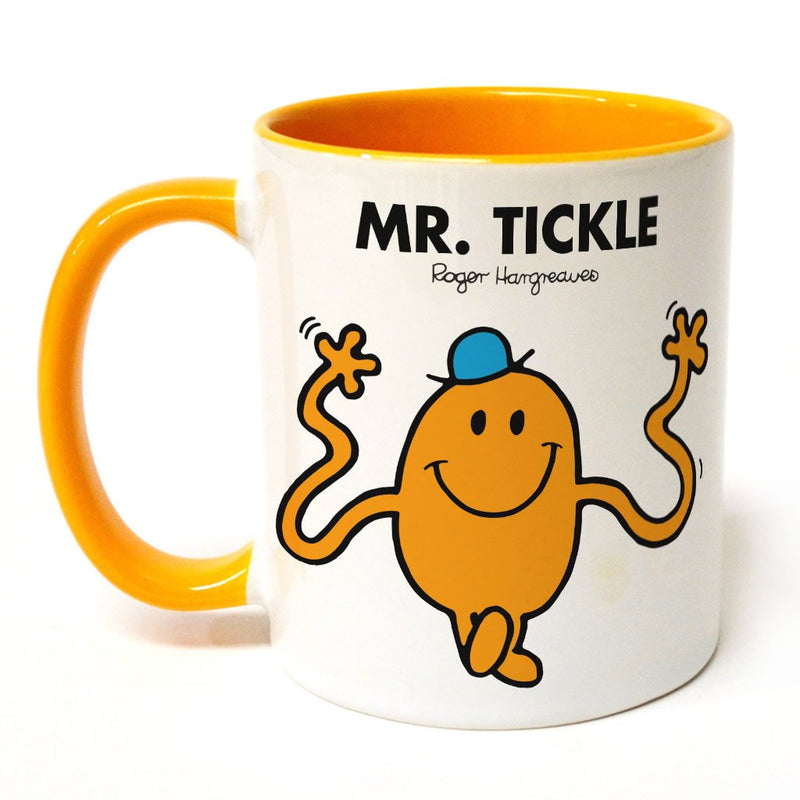 Mr. Tickle Large Porcelain Colour Handle Mug