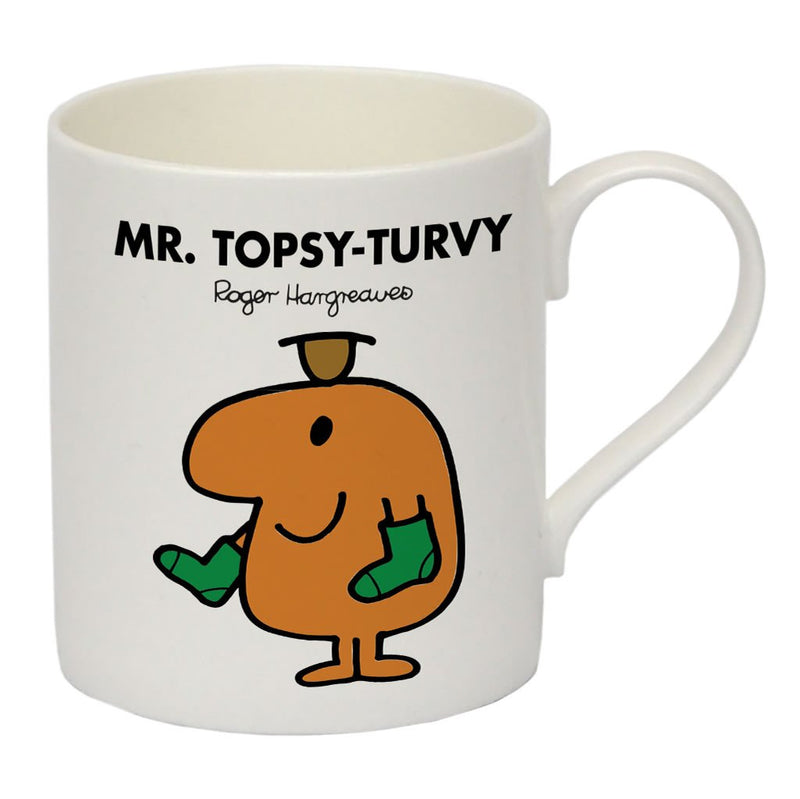 Mr. Topsy-turvy Bone China Mug