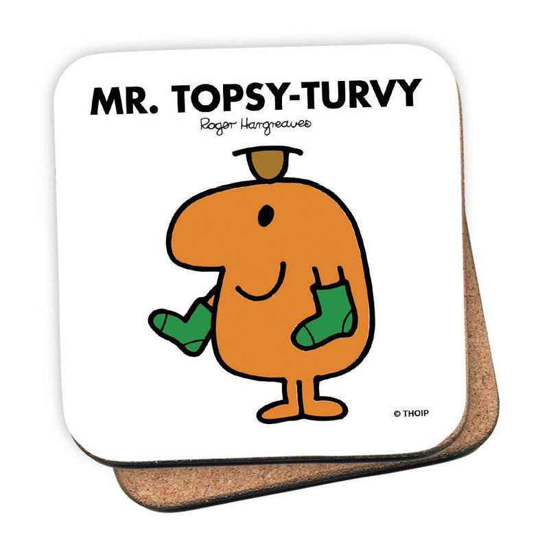 Mr. Topsy-turvy Cork Coaster