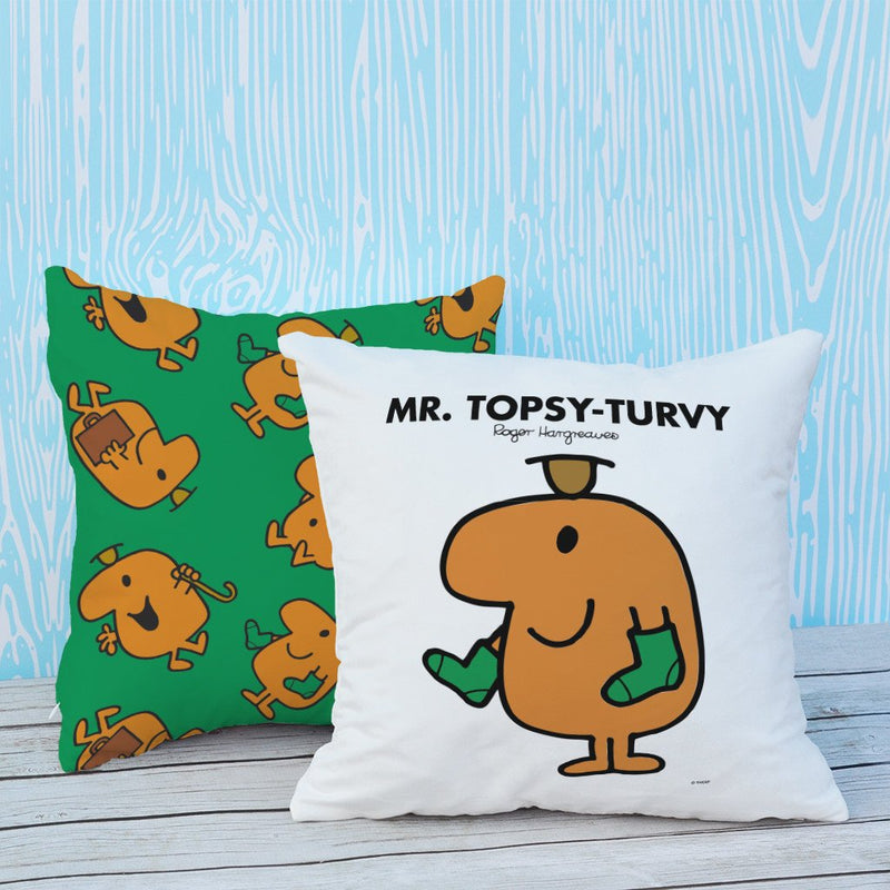 Mr. Topsy-turvy Micro Fibre Cushion (Lifestyle)