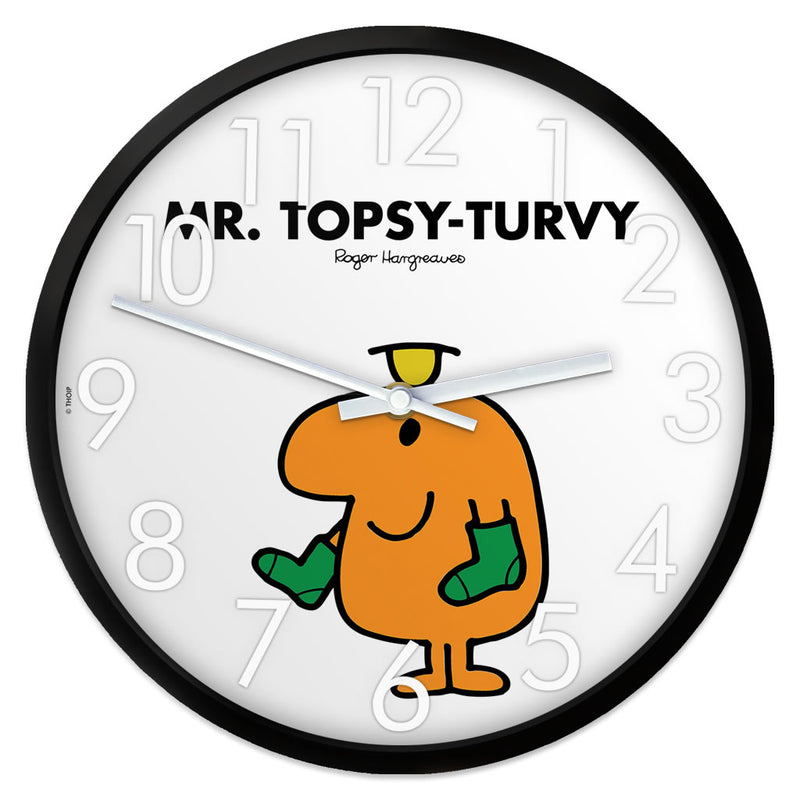 Mr. Topsy-Turvy Personalised Clock