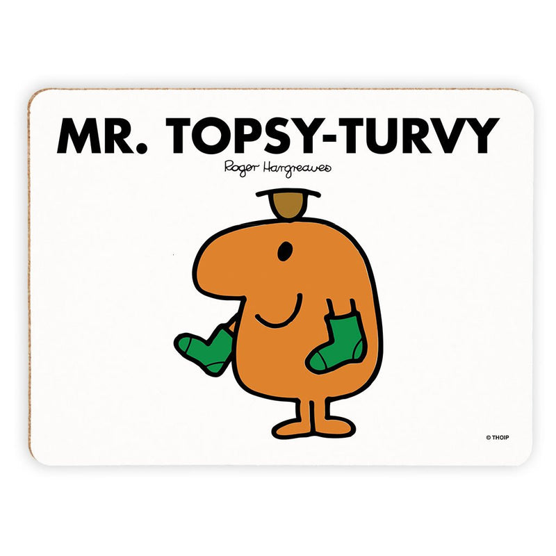 Mr. Topsy-turvy Cork Placemat