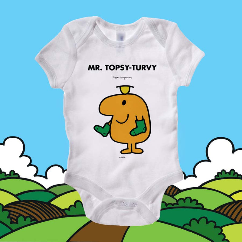 Mr Topsy-Turvy Baby Grow
