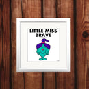 Little Miss Brave Art Print