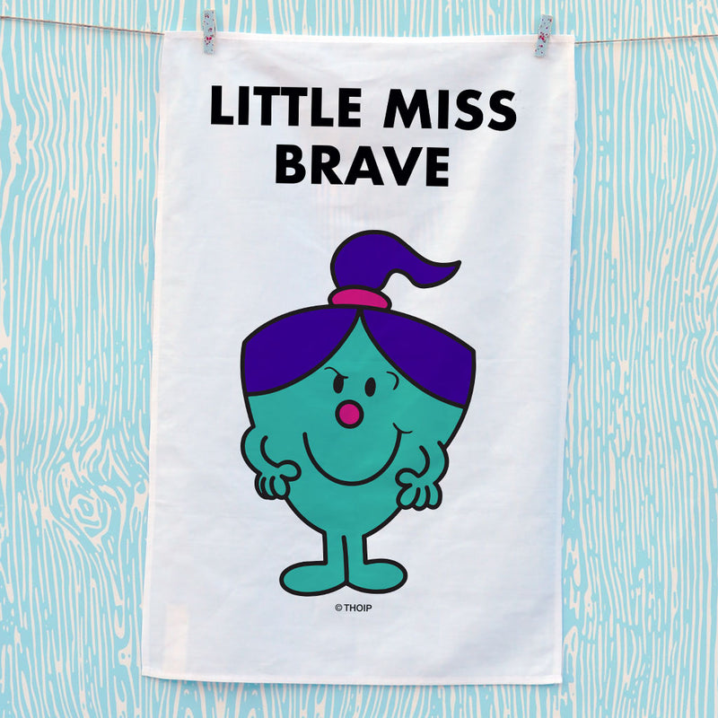 Little Miss Brave Tea Towel