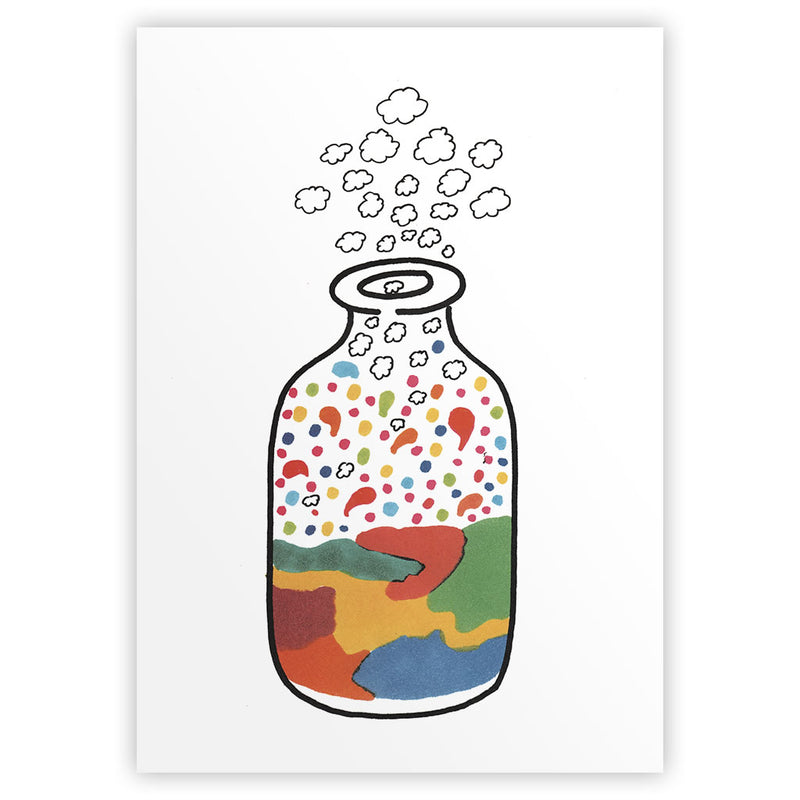 Magical Bottle Art Print
