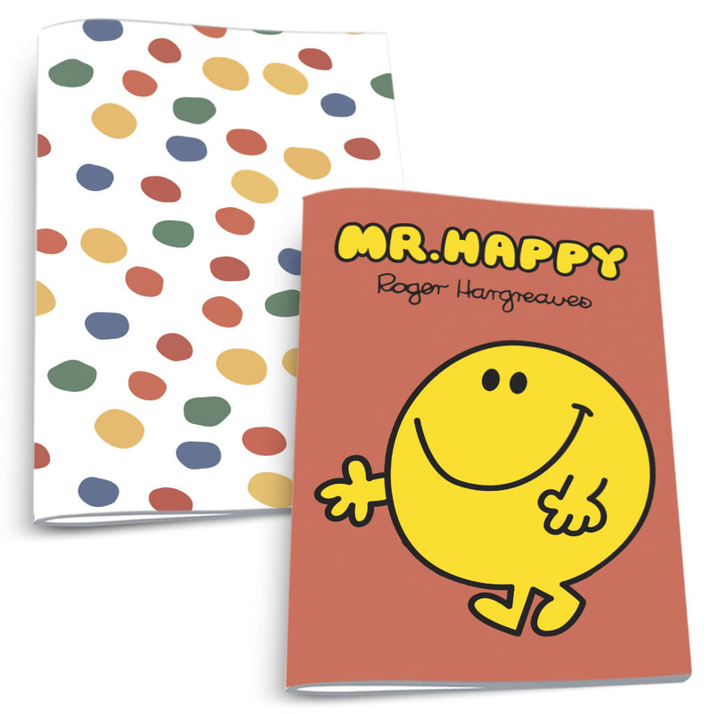 Mr. Happy and Dots Notebook 2 Pack