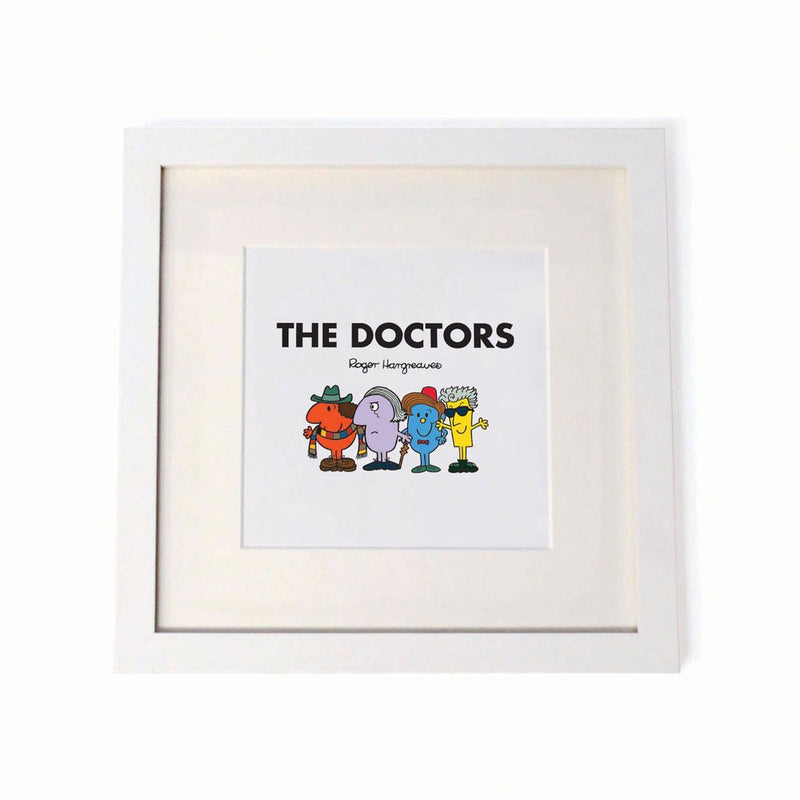 The Doctors White Framed Print